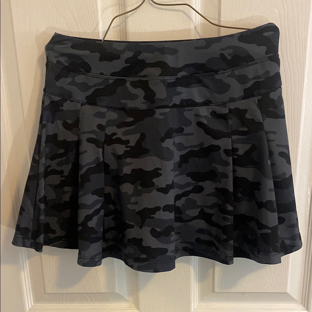 Camouflage small athletic skort